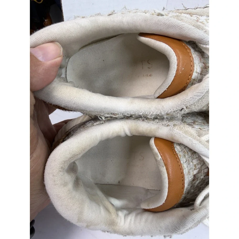 Coconuts by Matisse Go To Platform Sneakers Woven‎ Tweed Women's Size 8.5